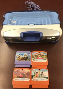 VTech VSmile Motion Game Console & Games Up / Cars / Tinker Bell / Action Mania - Picture 1 of 9