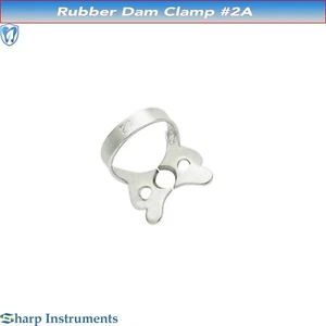 Rubber Dam Clamps Dental Ivory Molar & Premolar Anterior Brinker, Steel Clamp 2A - Bild 1 von 1