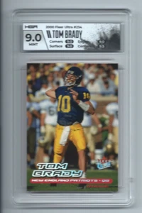 2000 FLEER ULTRA TOM BRADY RC #234 IN HGA MINT 9 - Picture 1 of 2