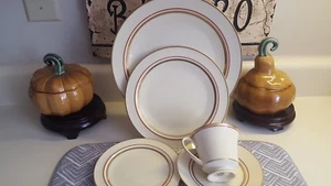 NORITAKI CHINA - Service for four - with serving pieces Pattern Golden Dawn - Picture 1 of 7