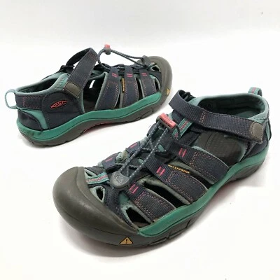 Sandalias de senderismo Keen 6 para jóvenes azul verde azulado Foto 1 de 4