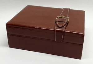 Vintage Rolex PRESIDENTIAL Leather WATCH BOX + Insert & Papers 56.001 56001 - Picture 1 of 4