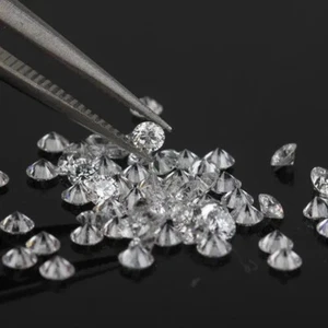 Loose CVD 410 Pcs Lab Grown First Grade  Diamond 0.80 mm Round D - F Certified - Picture 1 of 10