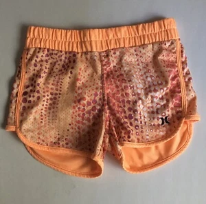 Hurley Junior Girls Sports Athletic Shorts Orange Sz. M Kids - Picture 1 of 6