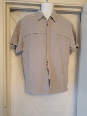 Mens Blue Inc Grey Short Sleeved Shirt Size Large Waffle Chest 44 Inches Modal - Image 1 of 4
