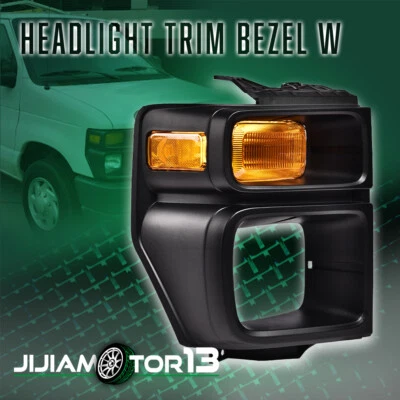 Подходит для 08-14 E150-E350 ободок правой фары с парковочным сигналом поворота лампой - Изображение 1 из 4