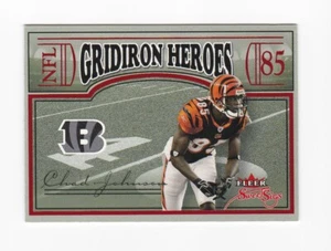 Fleer Sweet Sigs Gridiron Heroes 2004 #12GH Chad Johnson Bengals Oregon State - Imagen 1 de 2