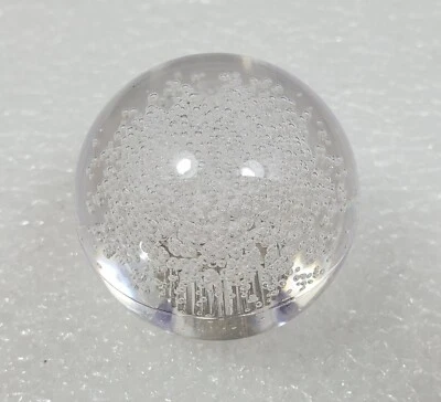 Japan Seimitsu Transparent Bubble White Ball Top Video Arcade Joystick Parts - Image 1 of 4