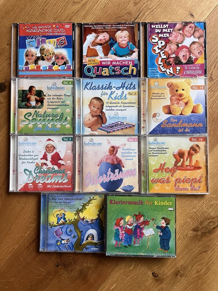 Kinder Musik - CD Set Von Klassik, Weihnachten Bis Kinderparty 12 Teilig - Bild 1 von 1