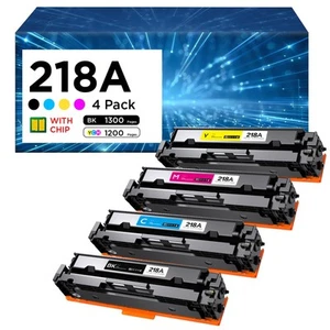 Kasety z tonerem 218A 4-pak z chipem Wysoka wydajność Zamiennik do HP 218A W21... - Zdjęcie 1 z 7