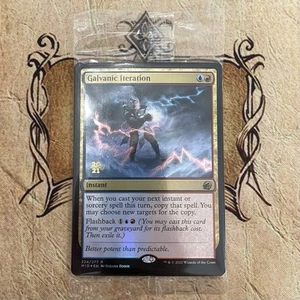 MTG Galvanic Iteration Prerelease Promo Foil Sealed Innistrad Midnight Hunt MID - Picture 1 of 6