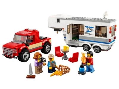 LEGO 60182 Pickup & And Caravan Recreation Wildlife 100% Complete NEAR MINT - Image 1 of 4