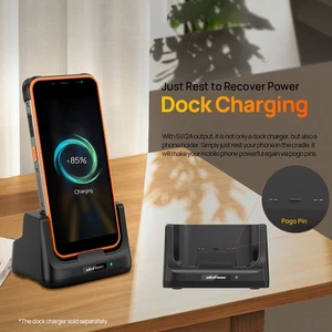 Base de carga de escritorio USB-C/Tipo-C para Ulefone Power Armor 16 Pro/Armor 21 Ulefone - Imagen 1 de 7