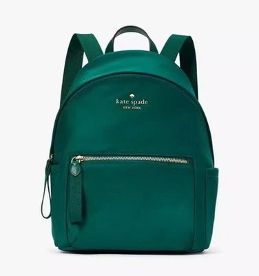 Mochila Kate Spade Chelsea Mediana Nylon - Jade Profundo Nueva Sin Etiquetas Foto 1 de 4