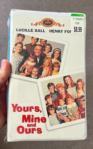 Yours, Mine and Ours 1998 (1968) VHS MGM Clamshell New Sealed with Watermarks - Picture 1 of 7