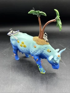 2004 Cow Parade #7707 No Cow Is An Island Ocean Fish West Orange NJ - Bild 1 von 9