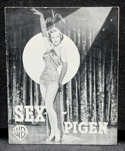 Original 1952 She's Working Her Way Through College Scandinavian Movie Herald - Picture 1 of 3