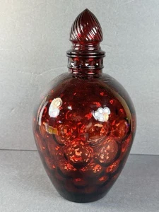 Wheaton Rubinrot Deko Vase / Karaffe - Bild 1 von 15