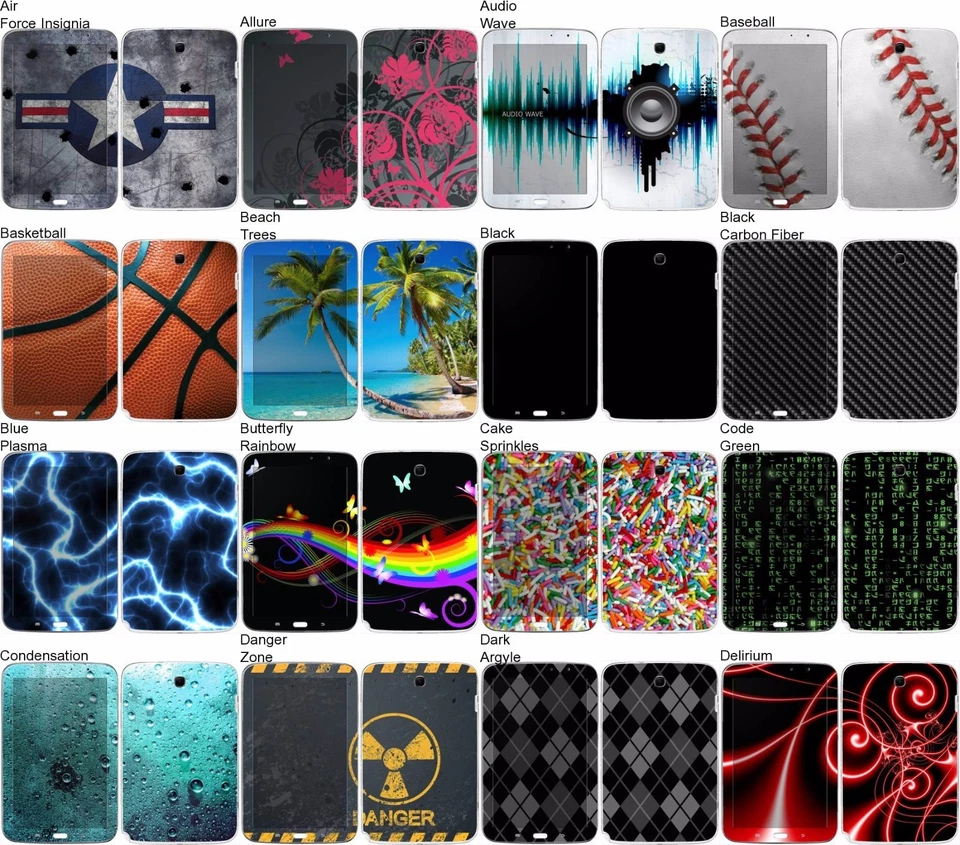 Any 1 Vinyl Decal/Skin for Samsung Galaxy Note 8 Tab N5110 - Free US Shipping! - Image 1 of 1
