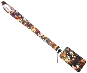 Attack on Titan Pumpkin Lanyard and Id Cardholder NEW - Picture 1 of 3