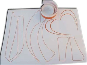 SR2 & SR2 E Liniersatz Linierung weiß - Bild 1 von 1