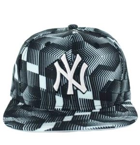 New York Yankees Snapback Kappe – Era 9FIFTY Schwarz Weiß Geometrisch – MLB - Bild 1 von 3