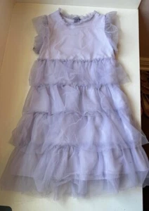 Flower Girls Kids Tulle Princess Wedding Christmas Party Dress Sz 7 Unbranded - Picture 1 of 1