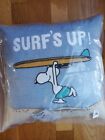 NEW Pottery Barn Kids Peanuts Surf's Up Snoopy 16 x 16 Pillow, Beach, Summer