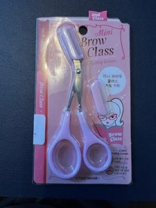 2 Sets - Eyebrow Trimmer Scissors W Comb Woman Men Hair Removal Grooming Shaping - Picture 1 of 1