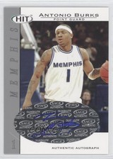2004 SAGE Hit Authentic Auto Silver Antonio Burks #A19 Rookie Auto RC