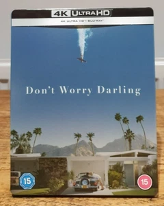 Don't Worry Darling (4K Ultra HD & Blu Ray) Steelbook, Brand New But Unsealed - Picture 1 of 2
