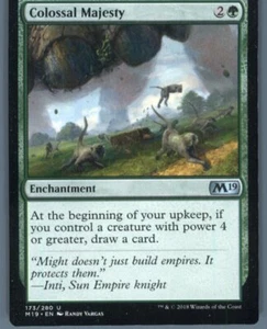 Magic the Gathering MTG Core Set 2019 Colossal Majesty #173 - Picture 1 of 2
