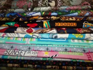 TRAVEL DESTINATIONS las Vegas NY Hawaii Cotton FABRIC U-Pick HALF YARD 1/2 yd - Picture 1 of 56
