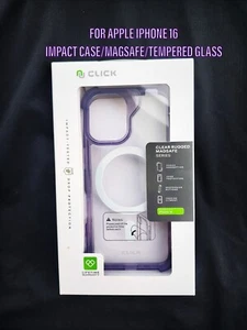 MagSafe de impacto CLICK Fusion con vidrio templado para iPhone serie 16 - Imagen 1 de 7