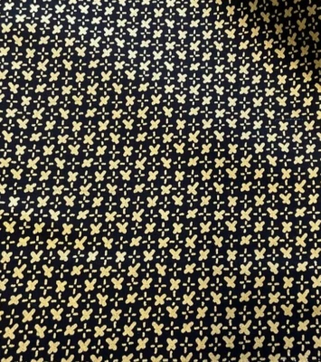 SUSURROS METÁLICOS #33552-14MG-NEGRO/DORADO POR STUDIO M PARA MODA- POR YARDA Foto 1 de 2