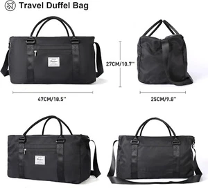 Bolsa de Viaje Deportiva para Mujer Bolsa de Fin de Semana Bolsa de Transporte Bolsa de Playa Equipaje - Imagen 1 de 6