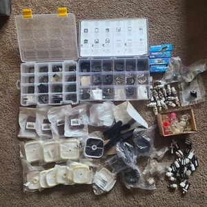 2 Cycle parts Lot filters, primer bulbs, plugs, gaskets New - Picture 1 of 1