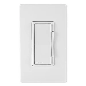 Leviton Decora Smart Z-Wave Plus v3 Smart Dimmer, 800 Series (ZW6HD-R02-1RW) - Picture 1 of 2