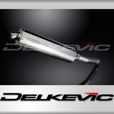 Suzuki GSX-R750 2001-03 Delkevic Slip On 18" Ovalado Acero Inoxidable Silenciador Kit Foto 1 de 4