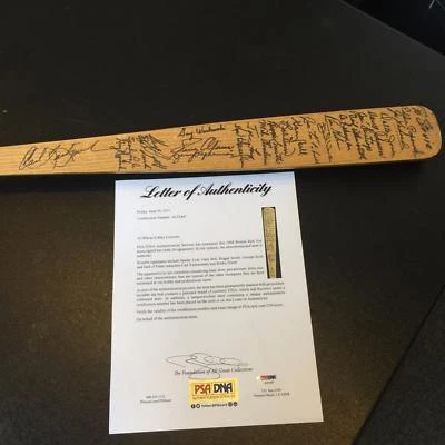 Beautiful 1968 Boston Red Sox Team Signed Game Used Bat Carl Yastrzemski PSA DNA - Image 1 of 4
