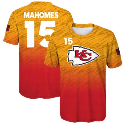 Camiseta con nombre y número de propulsión Patrick Mahomes KC Chiefs L (14/16) juvenil nueva con etiquetas Foto 1 de 3