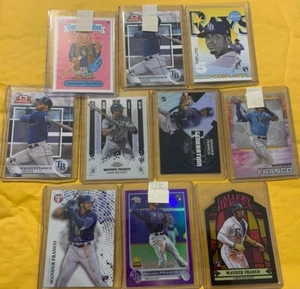 Wander Franco Lot Rookie Gallery Of Heroes Ssp Purple Chrome GPK  Kieth Shore Ra - Picture 1 of 9