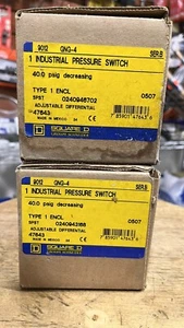 Square D 9012 GNG-4 Pressure Switch 1.5-75psi - Picture 1 of 2