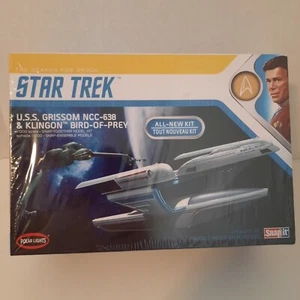 STAR TREK USS GRISSOM NCC-638 &KKINGON BIRD OF PREY Kit costruzione modello - Foto 1 di 12