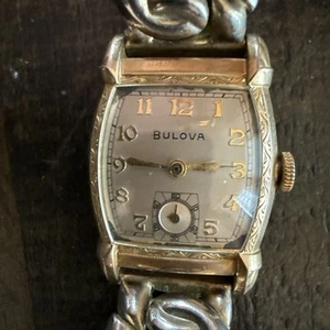 Vintage 1950’s L1 Bulova Hand Wind Mechanic Watch w/Leather Band Works READ! - Picture 1 of 7