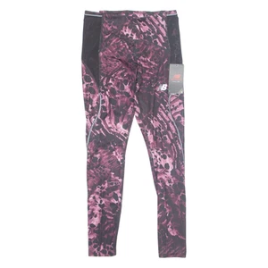 NEW BALANCE RUNNING Womens Leggings Pink Skinny S W26 L27 - Picture 1 of 6