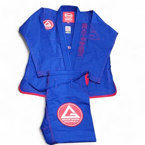 Gracie Barra Limited GB Equipe Edition Blue Kimono/Hose Brazilian Jiu-Jitsu A1L - Bild 1 von 23
