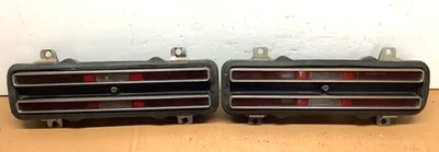 Juego de luces traseras izquierda y derecha Pontiac Firebird 1967-1968 5959712 limpio fabricante original apagado 67’ Foto 1 de 4