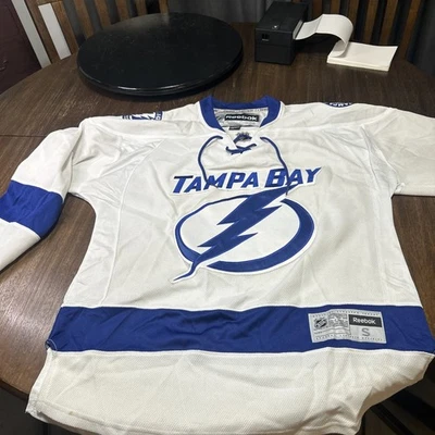 Reebok Premier NHL Mens Tampa Bay Lightning Bolts Alternate Jersey Size Large - Image 1 of 4