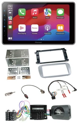 Pioneer Lenkrad USB DAB Bluetooth 2DIN Autoradio für Ford Galaxy C-Max Focus sil - Bild 1 von 4